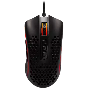 Мышь проводная Redragon Storm RGB, 12400dpi, оптическая светодиодная, USB, черный (77854)