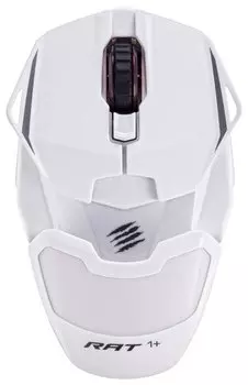 Мышь проводная Mad Catz R.A.T. 1+, 2000dpi, оптическая светодиодная, USB, белый (MR01MCINWH000-0)