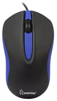 Мышь проводная SmartBuy SBM-329-KB Black-Blue USB, 1200dpi, оптическая светодиодная, USB, несколько цветов
