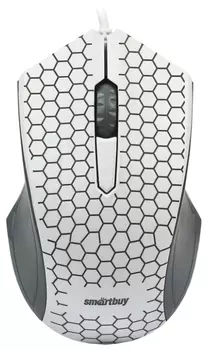 Мышь проводная SmartBuy SBM-334-W White USB, 1000dpi, оптическая светодиодная, USB, белый
