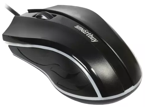 Мышь проводная SmartBuy SBM-338-K Black USB, 1000dpi, оптическая светодиодная, USB, черный