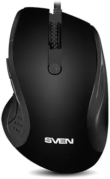Мышь проводная Sven RX-113, 2000dpi, оптическая лазерная, USB, черный (SV-018733)