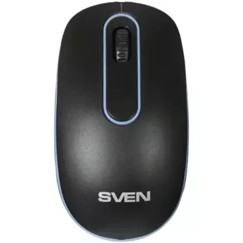 Мышь проводная Sven RX-90, 1000dpi, оптическая светодиодная, USB, черный (SV-020644)