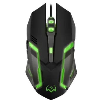 Мышь проводная Sven RX-G740, 2400dpi, оптическая светодиодная, USB, черный (SV-018344)