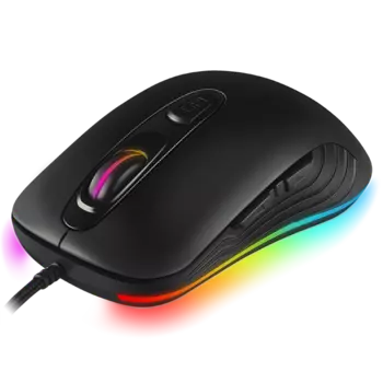 Мышь проводная Sven RX-G820, 4800dpi, оптическая светодиодная, USB, черный (SV-017002)