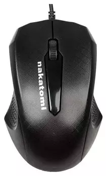 Мышь проводная Nakatomi Navigator MON-07U, 800dpi, оптическая светодиодная, USB, черный