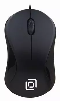 Мышь проводная Oklick 115SR, 800dpi, оптическая светодиодная, USB, черный
