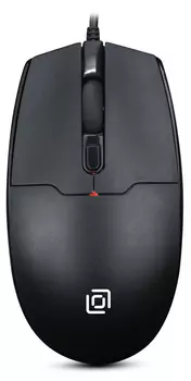 Мышь проводная Oklick 147M, 1600dpi, оптическая светодиодная, USB, черный (1454525)