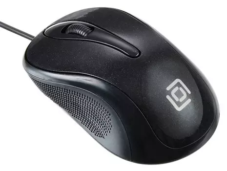 Мышь проводная Oklick 385M, 1000dpi, оптическая светодиодная, USB, черный