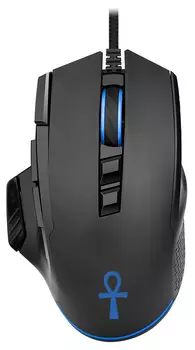 Мышь проводная Oklick 727G ANUBIS, 5800dpi, оптическая светодиодная, USB, черный (GM815)