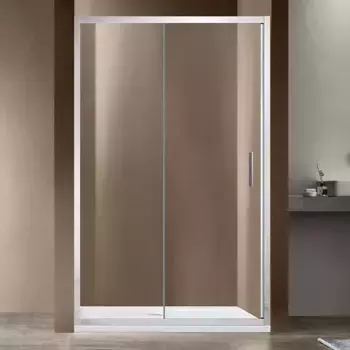 Душевая дверь в нишу Vincea Garda VDS-1G160CL 160 см, профиль хром, стекло прозрачное