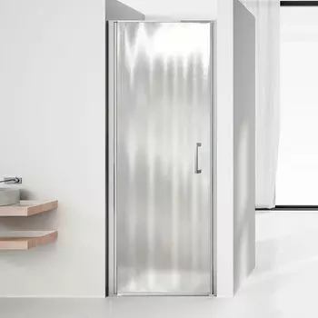 Душевая дверь в нишу Vincea Orta VPP-1O900CH-L 90 см, хром, стекло шиншилла, L