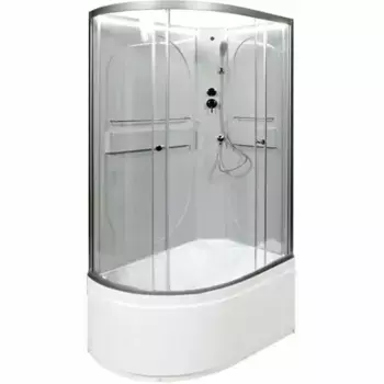 Душевая кабина Deto L 120х80 хром (L620RNLED)