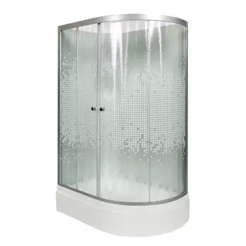 Душевая кабина Deto L 120х80 с гидромассажем, без крыши (L720LNGM)