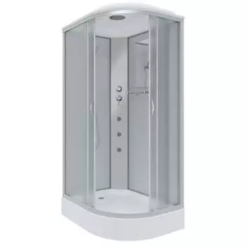 Душевая кабина Niagara Classic 120х80 хром левая стекло матовое с гидромассажем