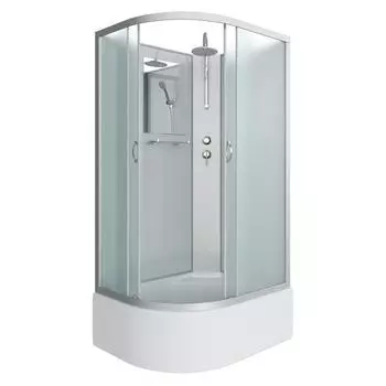 Душевая кабина Niagara Classic 120х80 хром правая стекло матовое