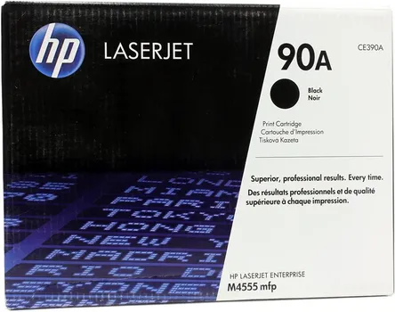 Картридж лазерный HP 90A/CE390A, черный, 10000 страниц, оригинальный для HP LaserJet Enterprise M4555 / M4555f / M4555fskm / M4555h / 600 M601dn / 600 M601n / 600 M602dn / 600 M602n / 600 M602x / 600 M603dn / 600 M603n / 600 M603xh