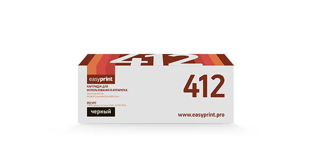 Картридж лазерный EasyPrint LO-412 (45807119/45807102), черный, 3000 страниц, совместимый для OKI B412/B432/B512/MB472/MB492/MB562