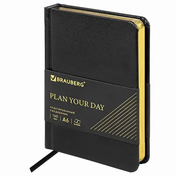 BRAUBERG Ежедневник недатированный А6 Iguana