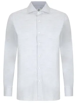 Рубашка Regular Fit из хлопка и лиоцелла LUIGI BORRELLI