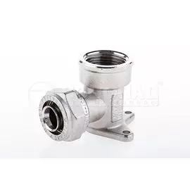 Водорозетка м/п обжим 20х3/4" ВР, 10бар, t-95*C, никель