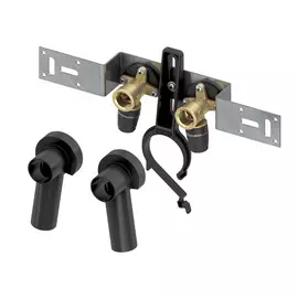 Водорозетка TECElogo-Push 8720101 16х1/2" двойная, латунь (для дистанционного подключения смесителя)