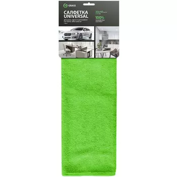 Салфетка микрофибра GRASS (35*40 см) (art. IT-0615)