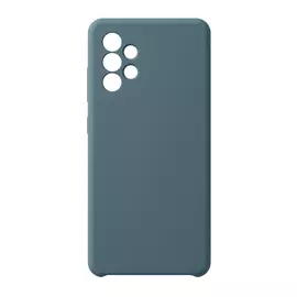 Чехол-накладка Deppa Liquid Silicone для Galaxy A32, поликарбонат, синий