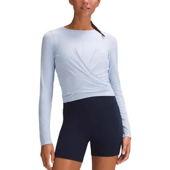 Время восстанавливать женская футболка Lululemon, Blue Linen