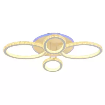 Светодиодная диммируемая люстра с ПДУ Profit Light 8033/2+2 WHT