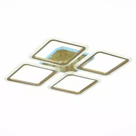 Светодиодная диммируемая люстра с пультом ДУ Evoled Qutro SLE200422-04RGB