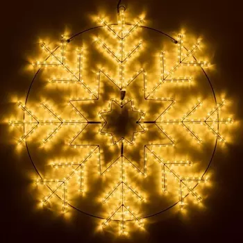 Светодиодная фигура Снежинка теплый свет Ardecoled ARD-Snowflake-M8-950x950-540Led Warm (34255)