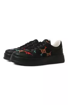 Комбинированные кеды Gucci