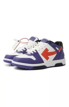 Комбинированные кеды Out Of Office Off-White