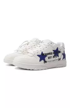 Комбинированные кеды Out Of Office Off-White