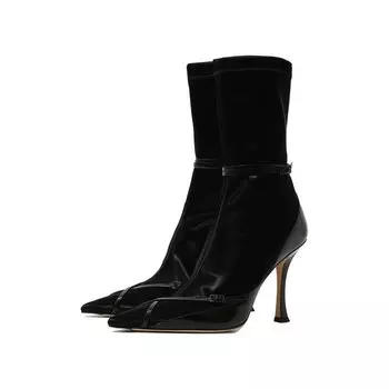 Комбинированные ботильоны Strap Jimmy Choo / Mugler Jimmy Choo