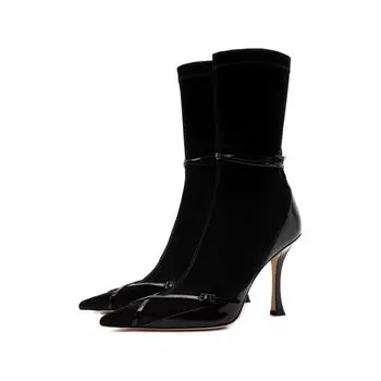 Комбинированные ботильоны Strap Jimmy Choo / Mugler Jimmy Choo