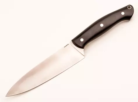 Нож Воронёнок, сталь M398, рукоять карельская береза