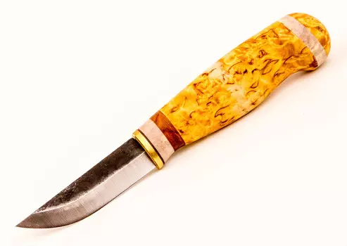 Нож Lappi Puukko 77, финская береза, сталь 80CrV2