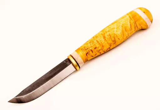 Нож Lappi Puukko 85, финская береза, сталь 80CrV2