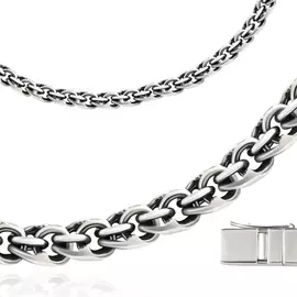 Цепь ручной работы из серебра 122-181к-