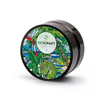 ECOCRAFT Маска для лица и зоны декольте моделирующая "Лайм и мята"