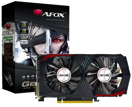 Видеокарта PCI-E Afox GeForce GTX750 Ti (AF750TI-4096D5H1-V2) 4GB GDDR5 128bit 28nm 1020/5400MHz DV