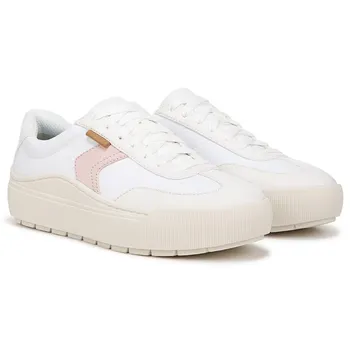 Кроссовки с кружевом Dr. Scholl's, white/off white/pink