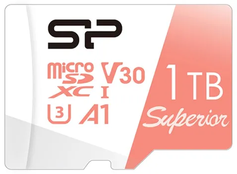 Карта памяти MicroSDXC 1024GB Silicon Power SP001TBSTXDV3V20 Superior V30 A1