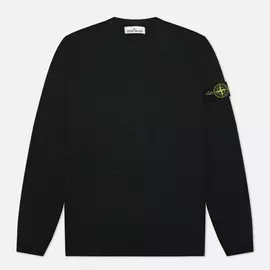 Мужской свитер Stone Island Classic Crew Neck Wool, цвет серый, размер L