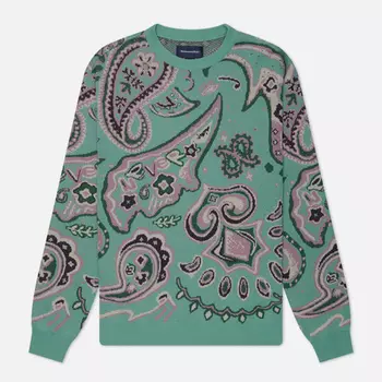 Мужской свитер thisisneverthat Paisley Jacquard, цвет зелёный, размер XL