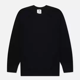 Мужской свитер Y-3 Classic Winter Knit Crew Neck, цвет чёрный, размер L