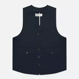 Мужской жилет Universal Works Field Twill, цвет синий, размер XXL