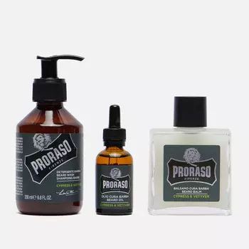 Набор для ухода Proraso Cypress & Vetyver, цвет белый